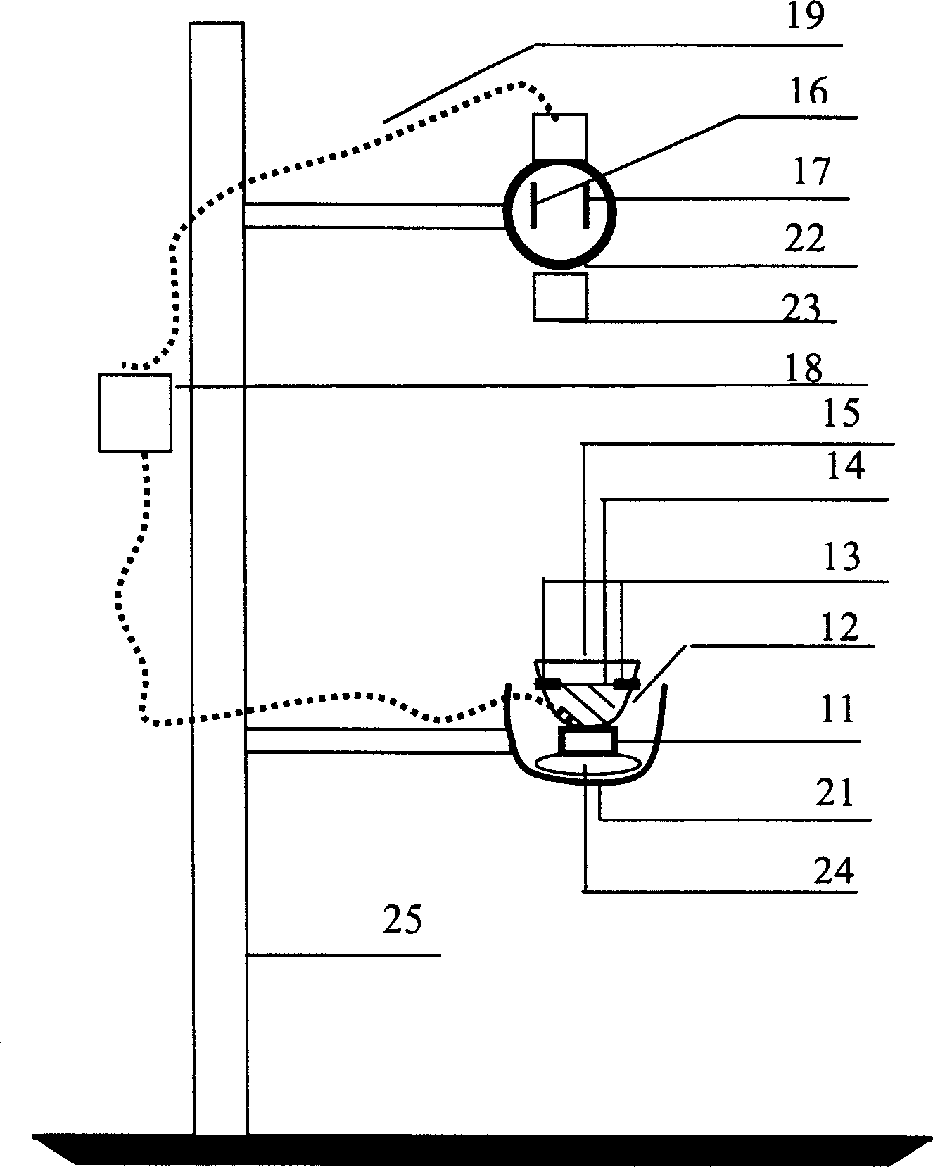 Aerodynamic impedance measuring instrument