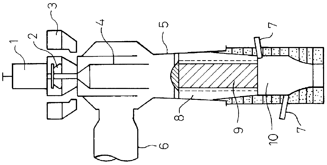 Operation method of vertical furnace