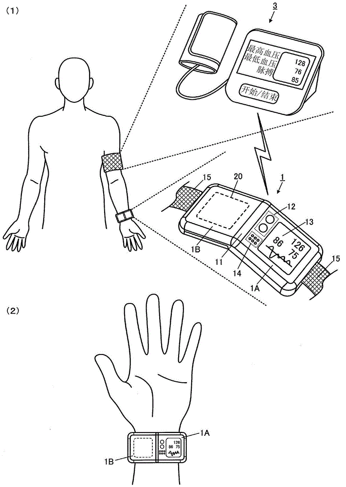 blood pressure measuring device