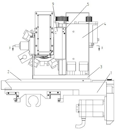 Y-axis mechanism of turning and milling composite machine tool