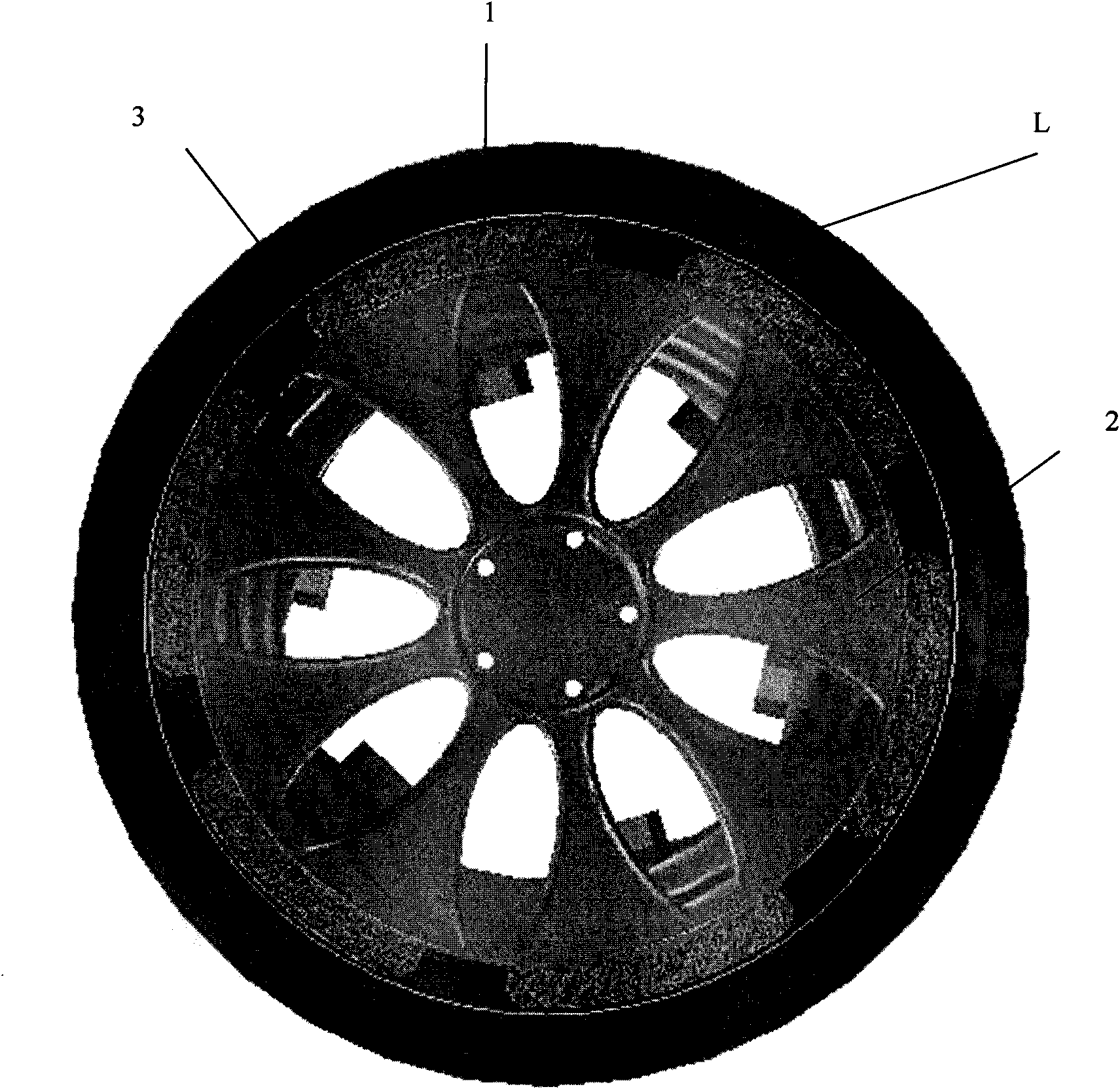 Hub frame hub tyre