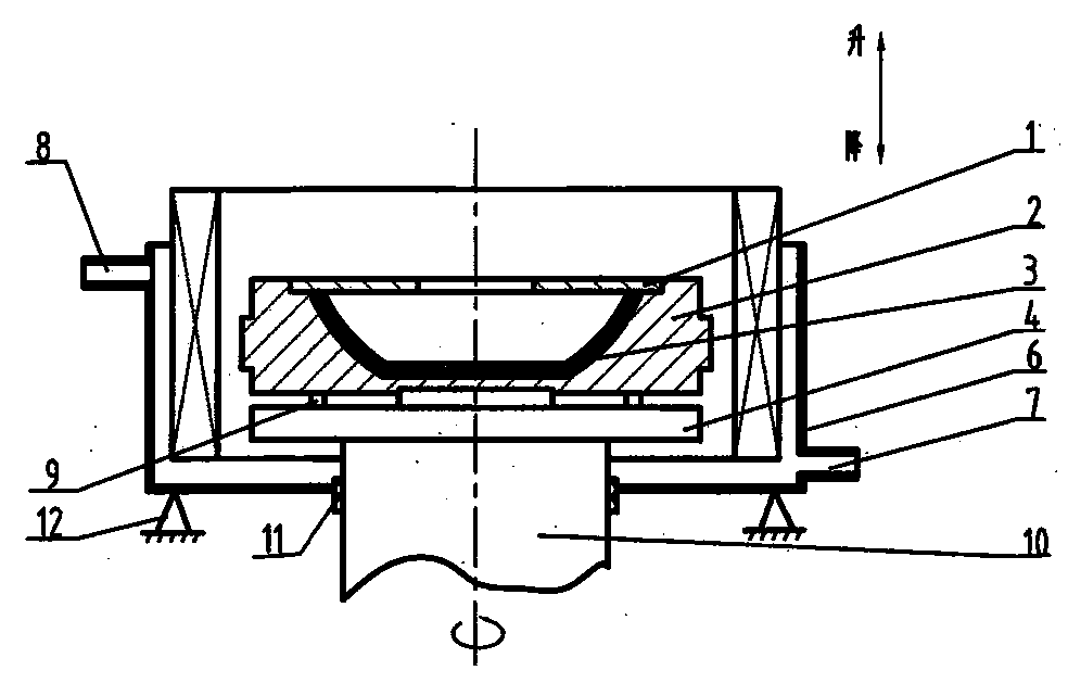 Method for preparing steel-based copper-alloy thermometal spherical bearing seat blank