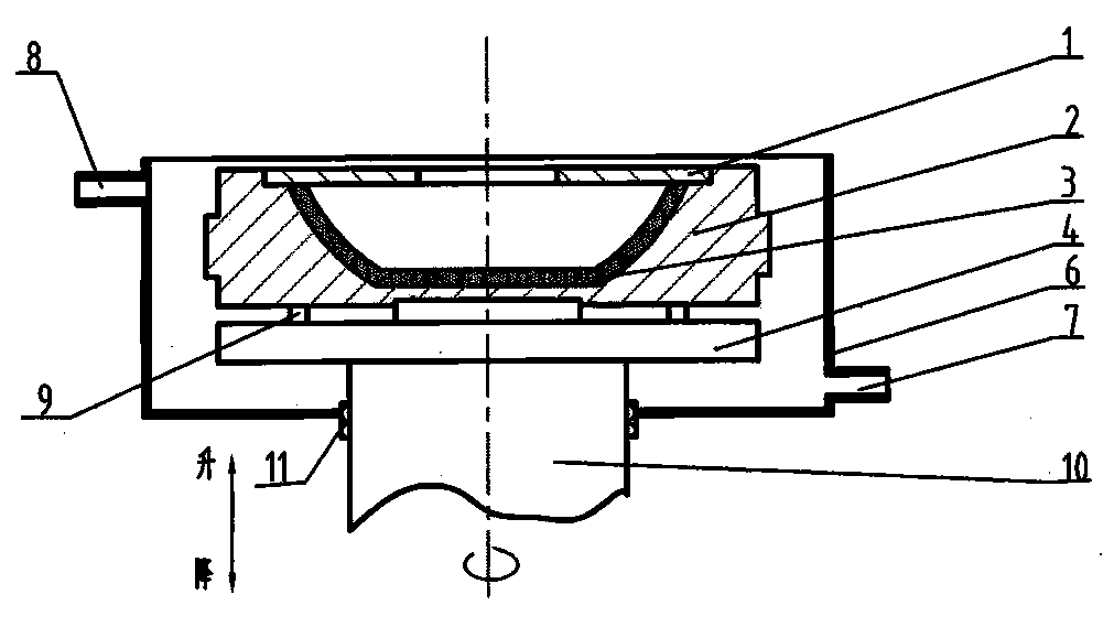 Method for preparing steel-based copper-alloy thermometal spherical bearing seat blank