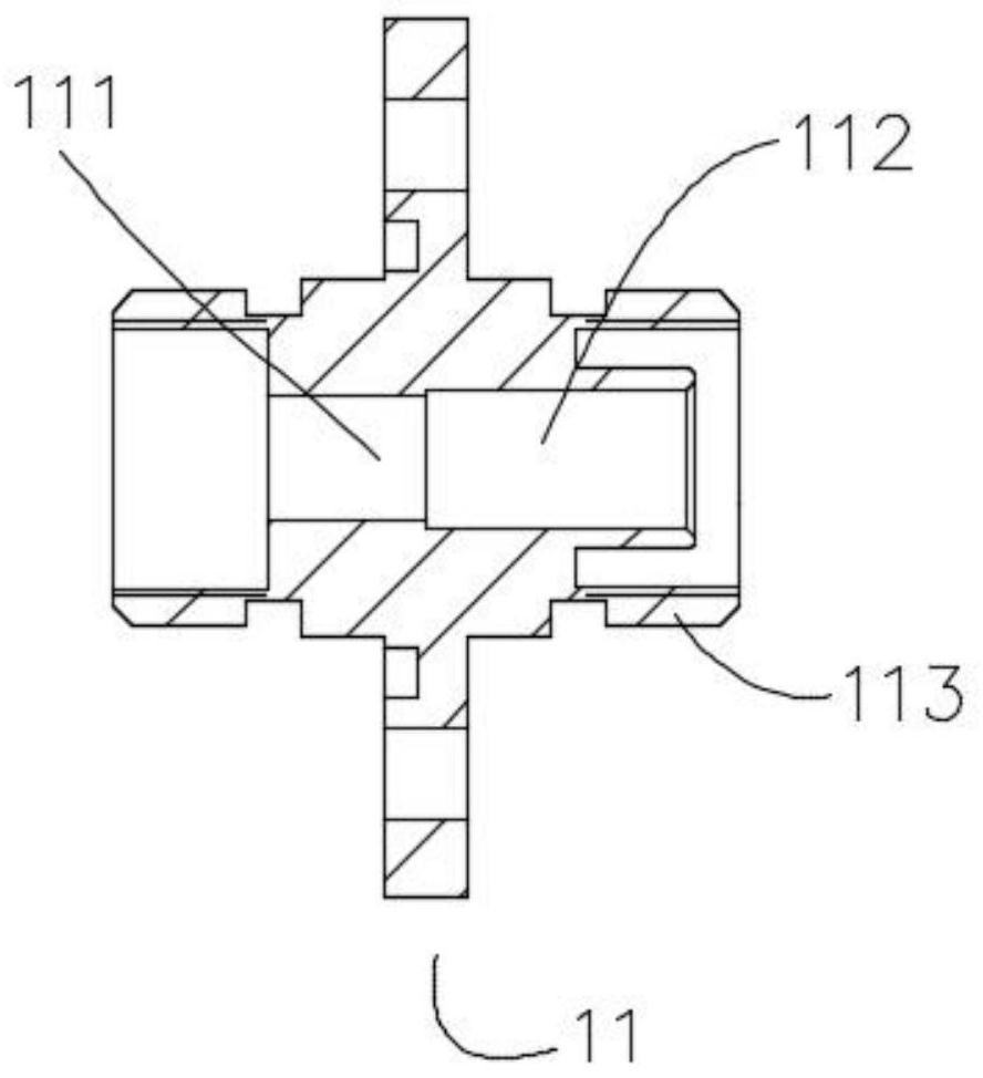 Novel airtight cabin-penetrating optical fiber connector