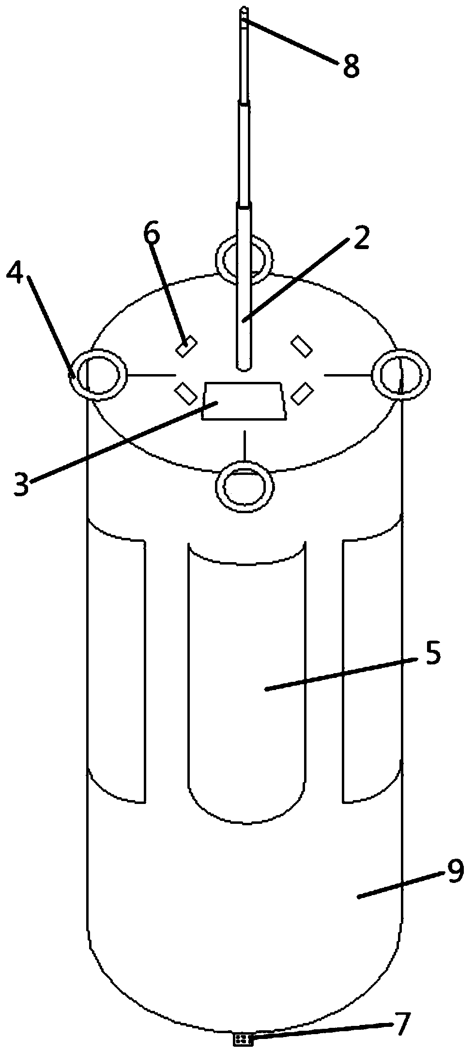 Device for rescuing and gathering people falling into water