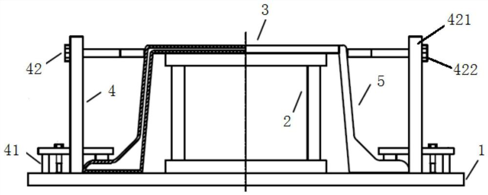 Molybdenum tube electrode and stainless steel electrode support welding device and welding process