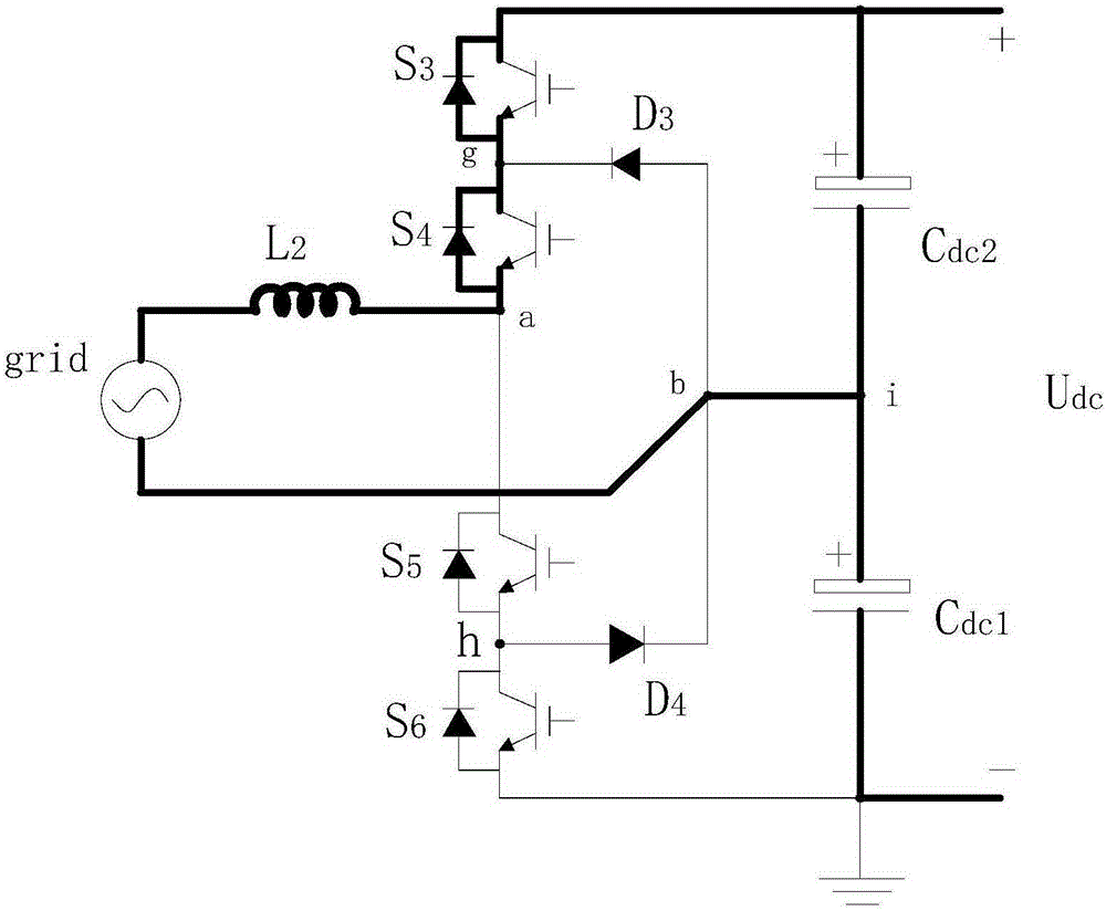 Non-isolated grid-connected converter, air-conditioning system and converter control method