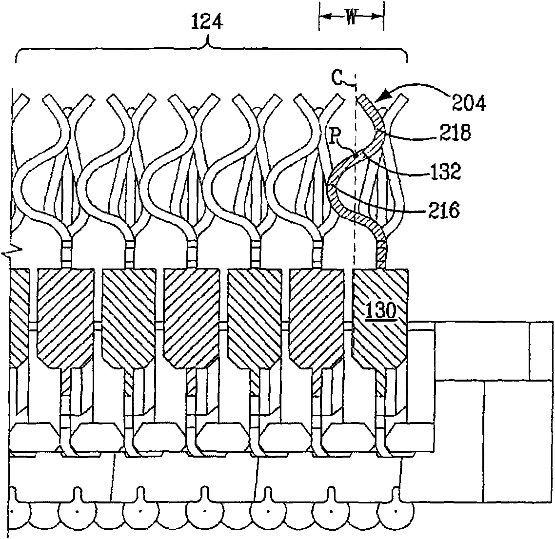 Electrical connector system having a continuous ground at the mating interface thereof