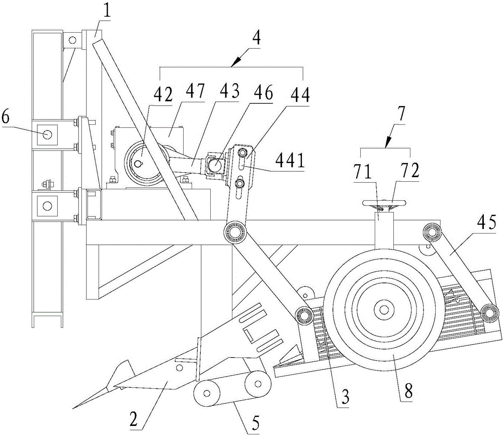 Root-tuber crop harvester