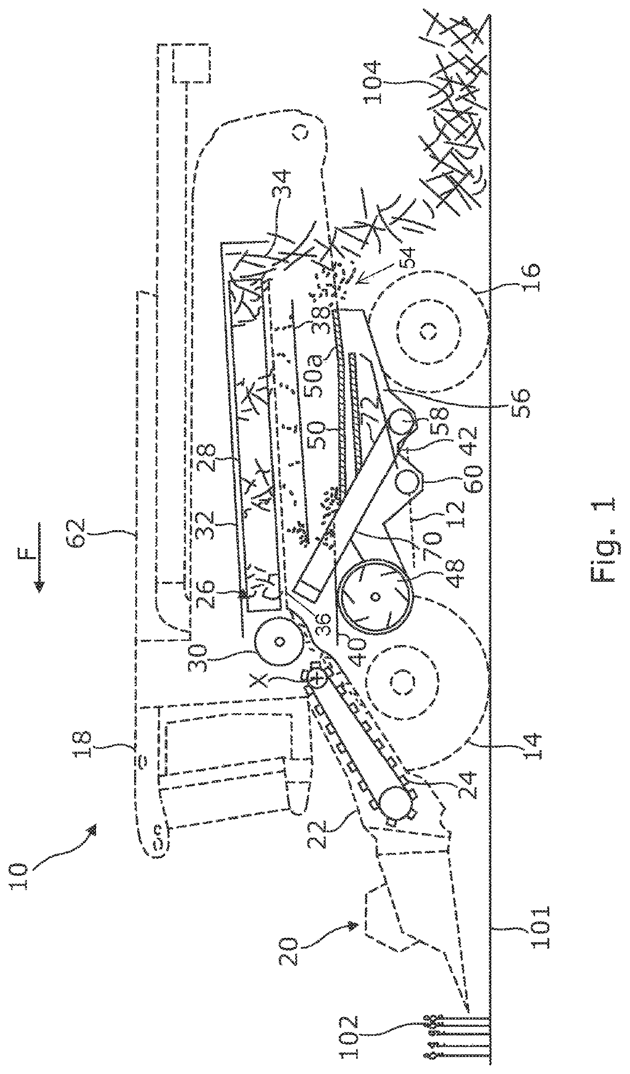 Volume sensor for combine harvester tailings return system