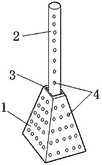 Ventilating device for preventing zongzi from being rawish