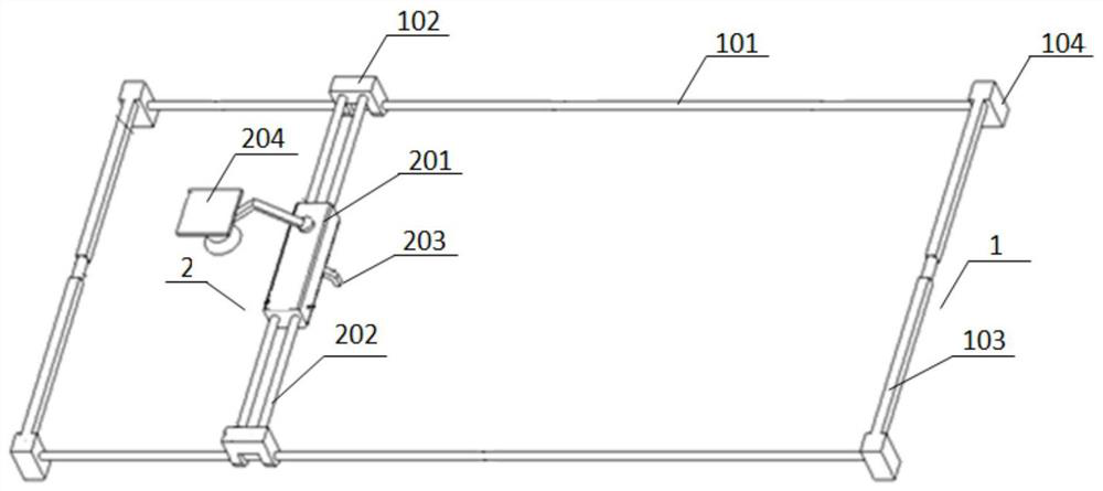 A solar photovoltaic panel air bubble detection device and detection method thereof