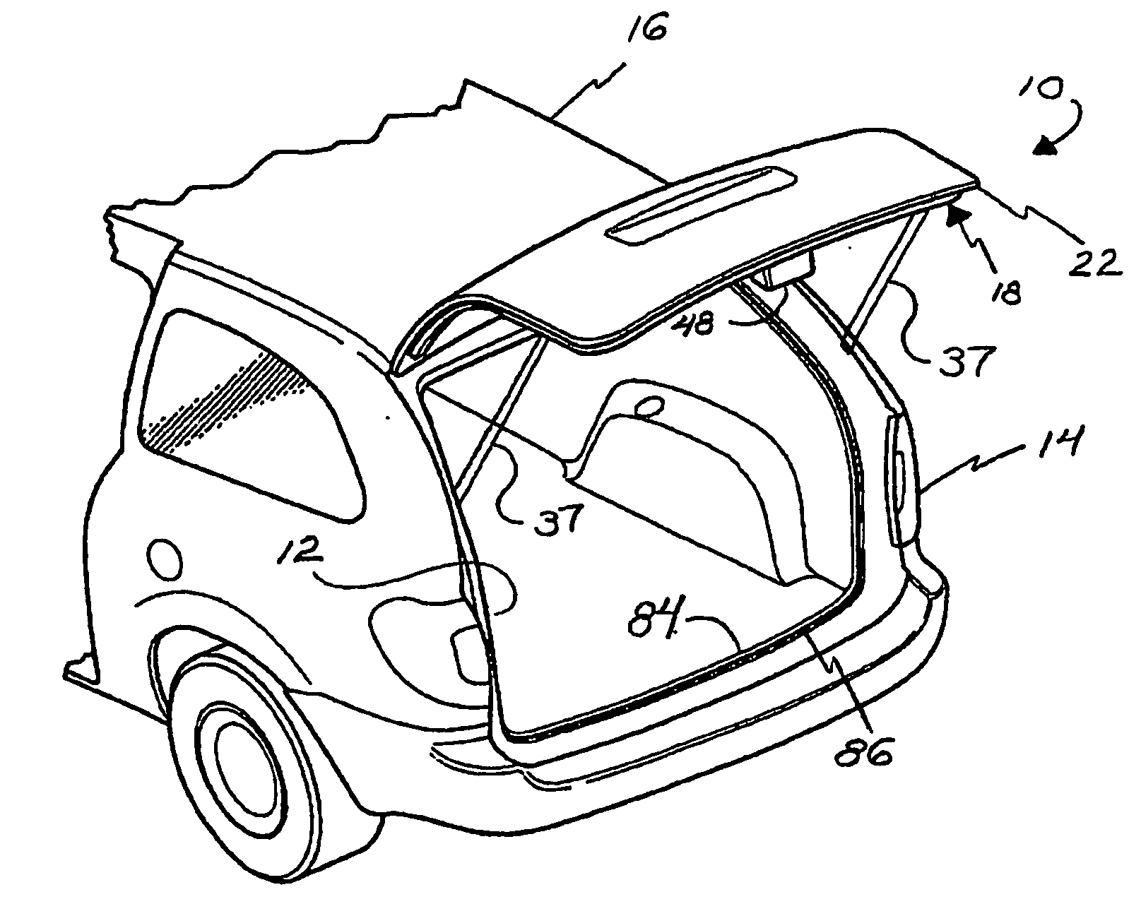 Liftgate frame