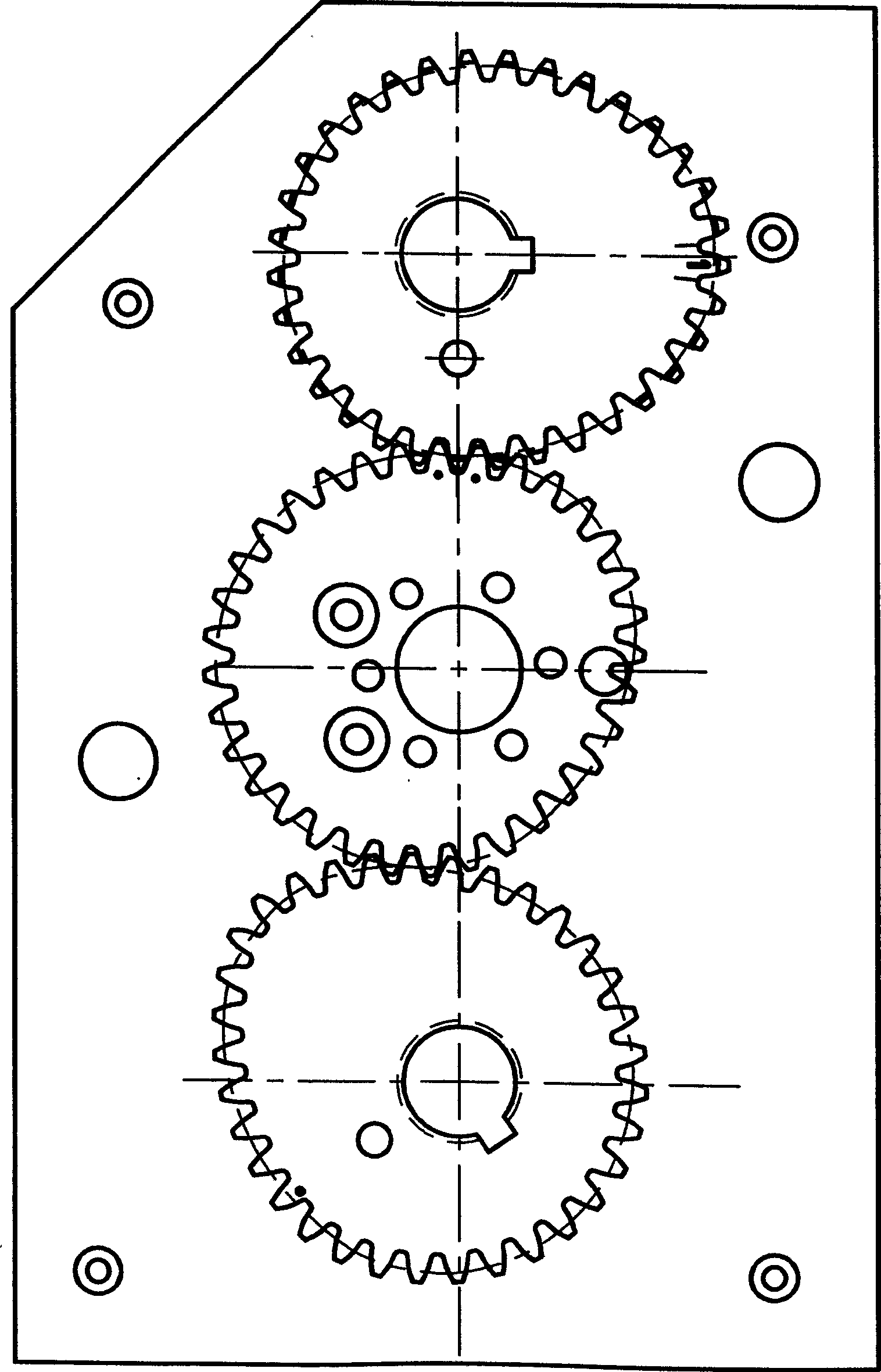 Bisectional four-color offset press