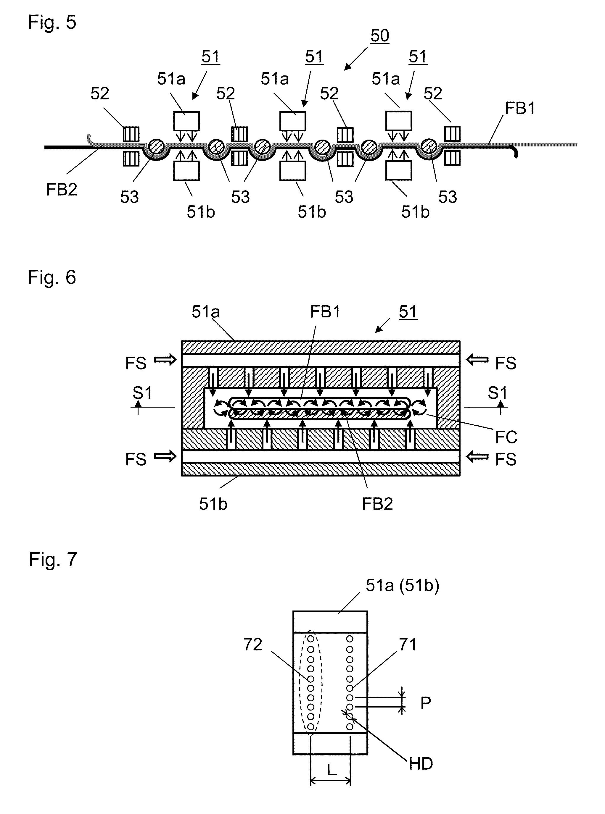 Fiber bundle with pieced part, process for producing same, and process for producing carbon fiber