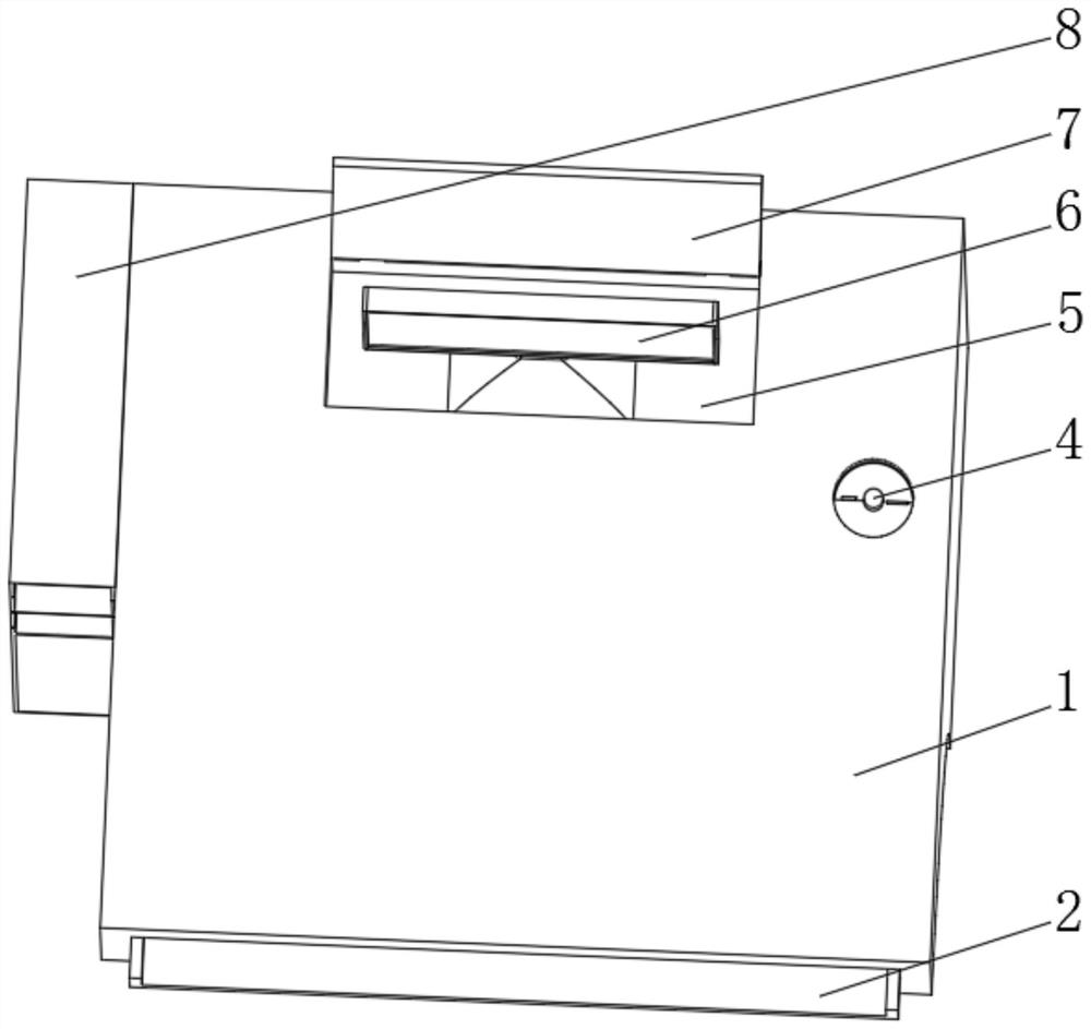 Convenient-to-use electronic information machine room console