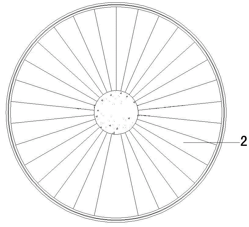 Non-support steel-structure spiral staircase