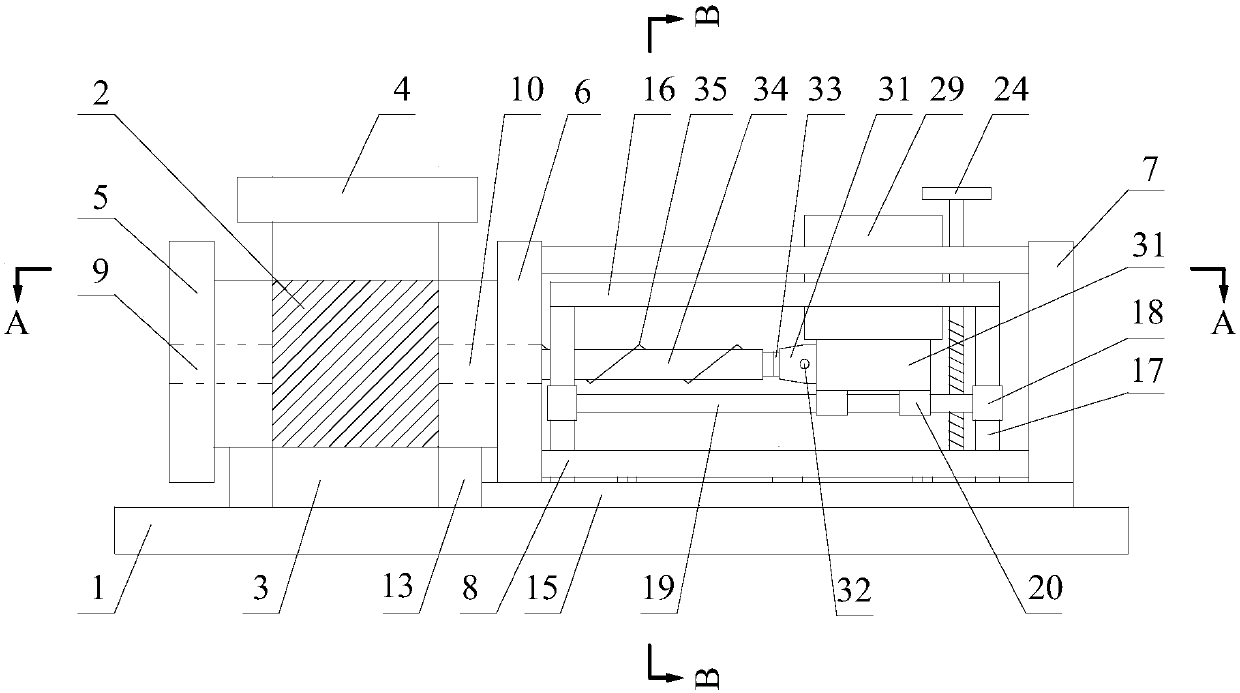 Test device and test method for simulating excavation and unloading under deep three-dimensional loading condition