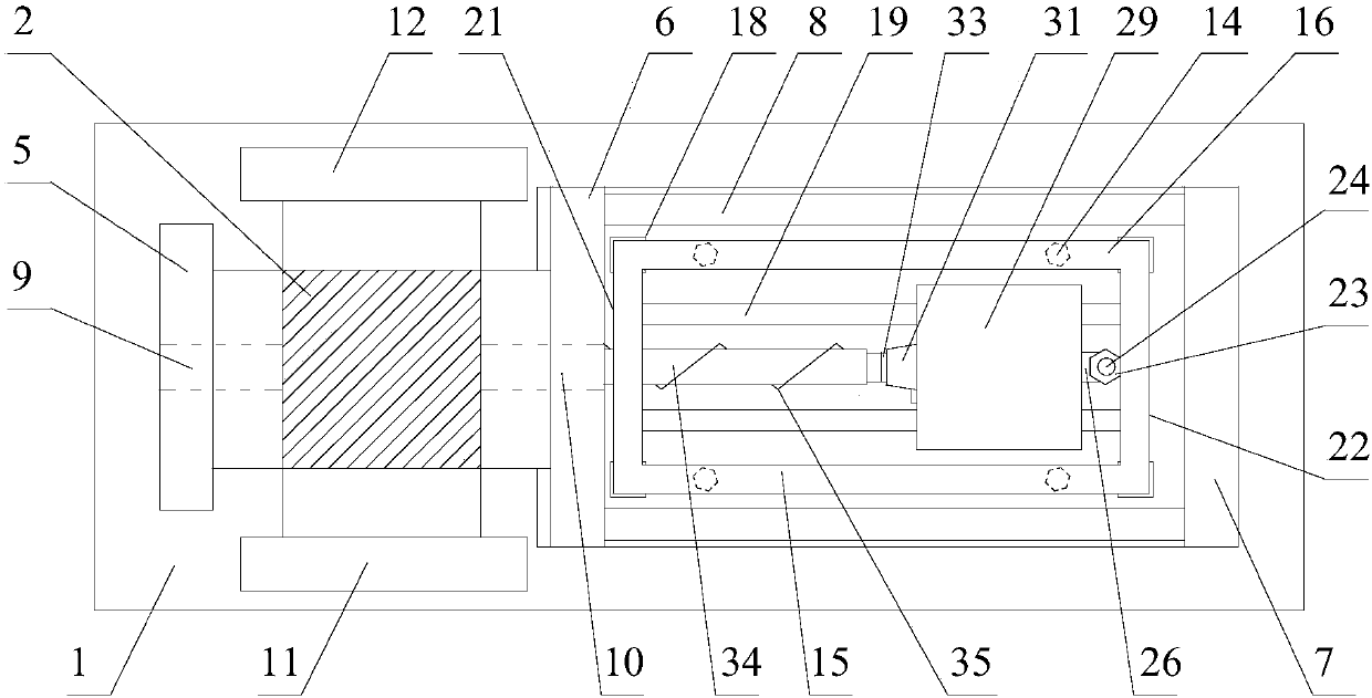 Test device and test method for simulating excavation and unloading under deep three-dimensional loading condition