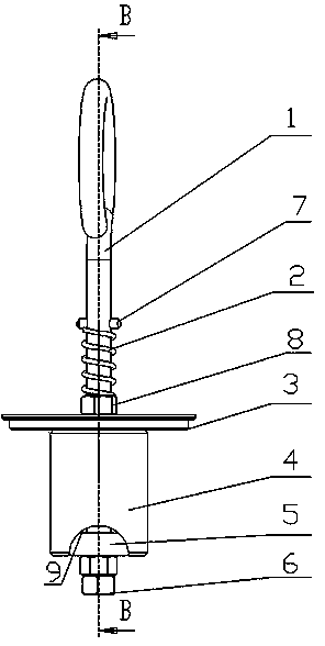 Sling for hoisting of cylindrical stepped hole workpiece