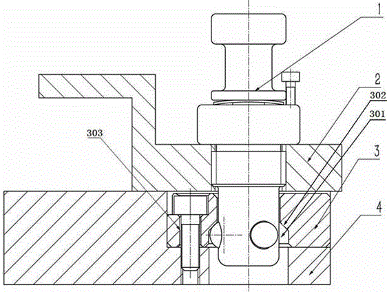 Connecting structure capable of being rapidly mounted and dismounted