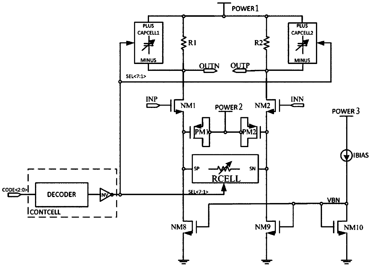 Variable gain amplifier circuit