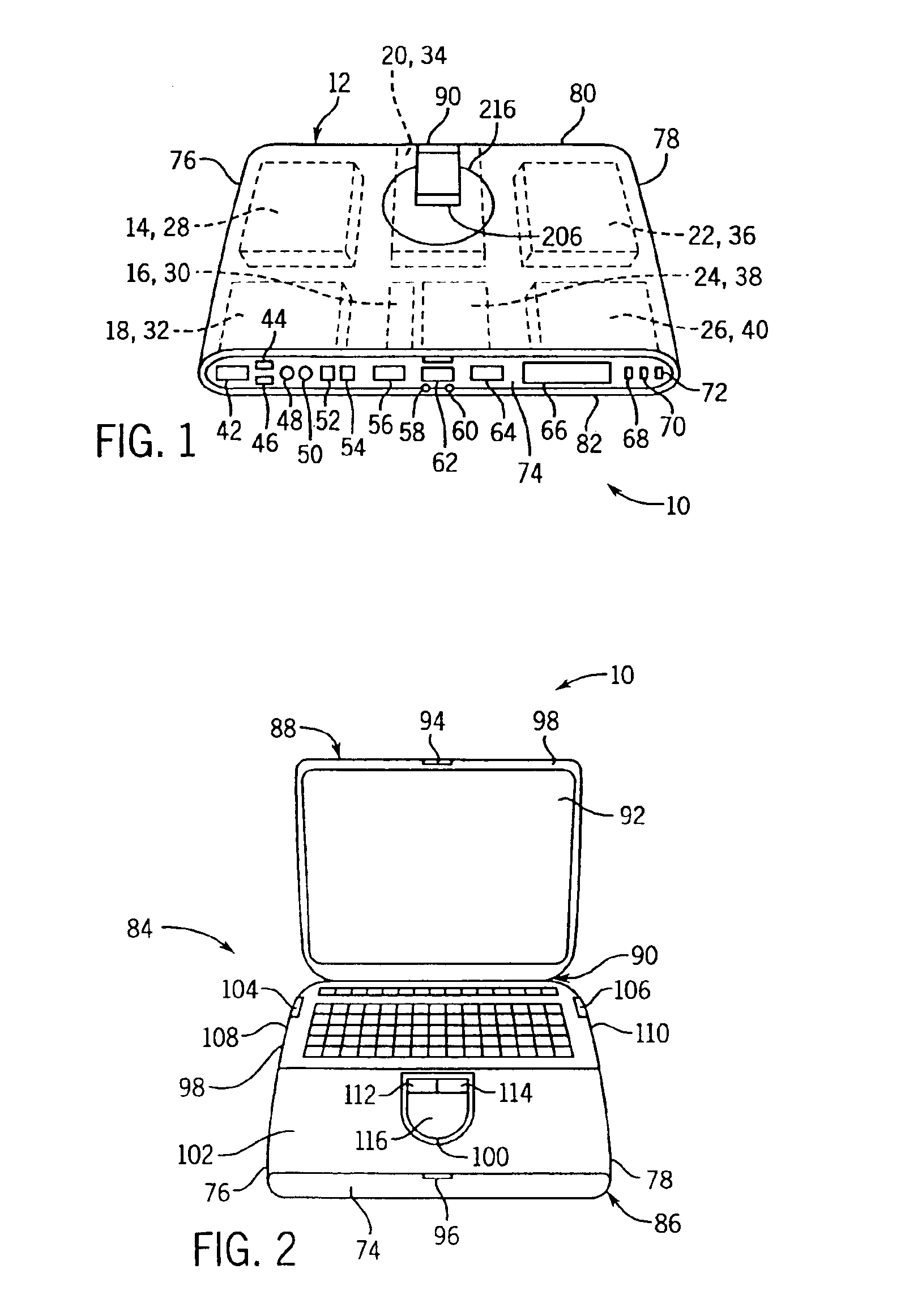 Multiple environment foldable computer