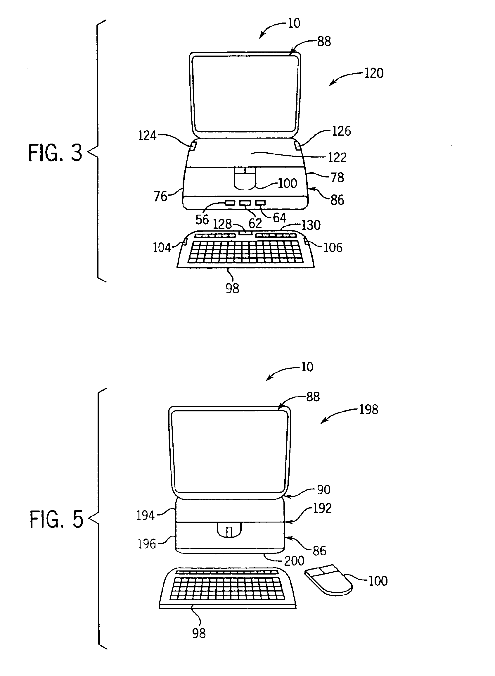 Multiple environment foldable computer