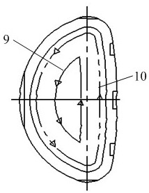 A processing method of ceramic-based waverider structure radome