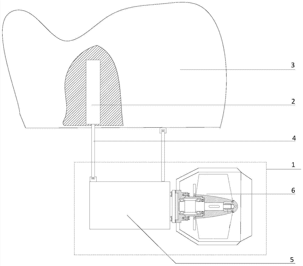 A propulsion assembly for an amphibious wheeled vehicle