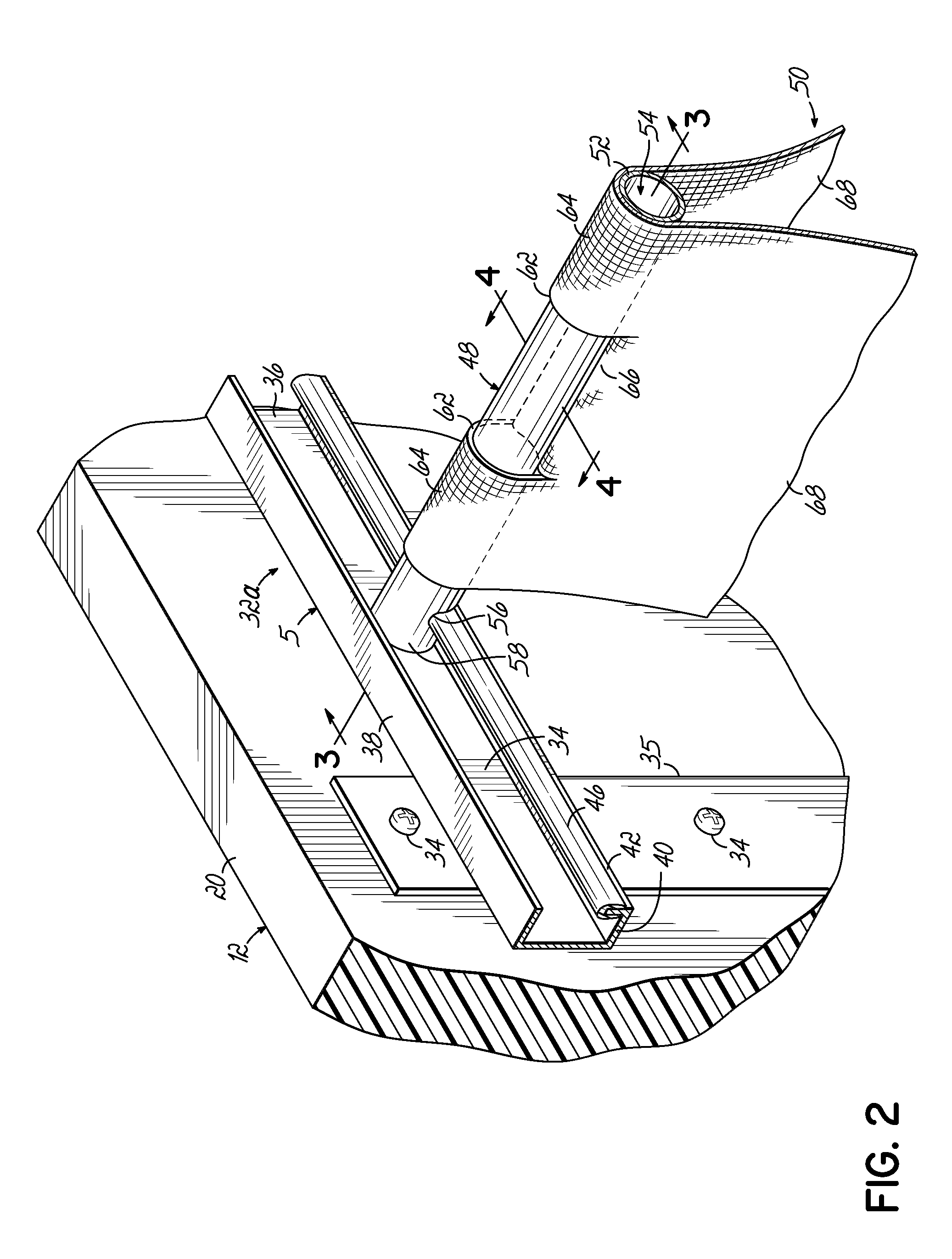 Container Having Sliding Support Assemblies For Supporting Dunnage