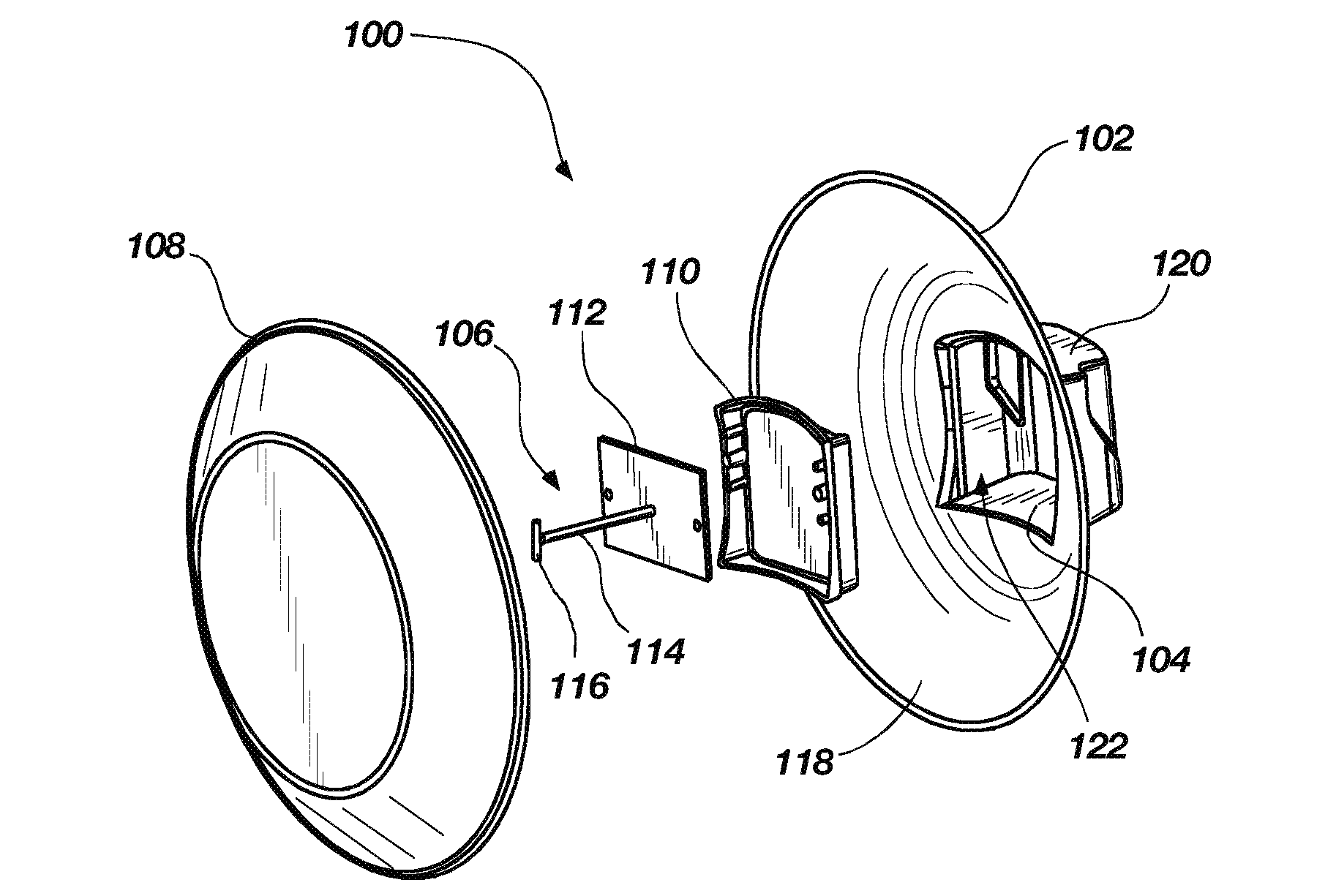 Passive parabolic antenna, wireless communication system and method of boosting signal strength of a subscriber module antenna