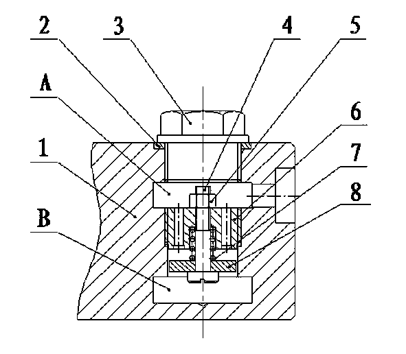 Inserting-type emergency cut-off valve for liquefied natural gas cylinder