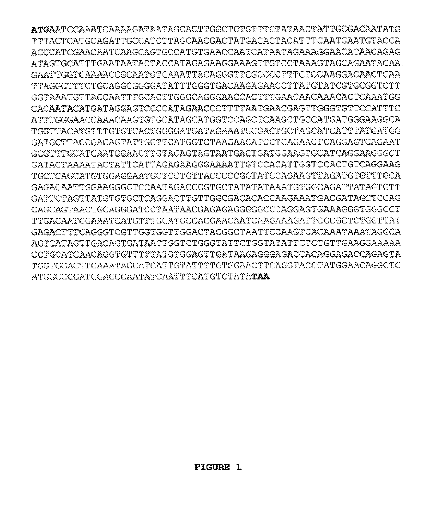 Highly efficient influenza matrix (M1) proteins