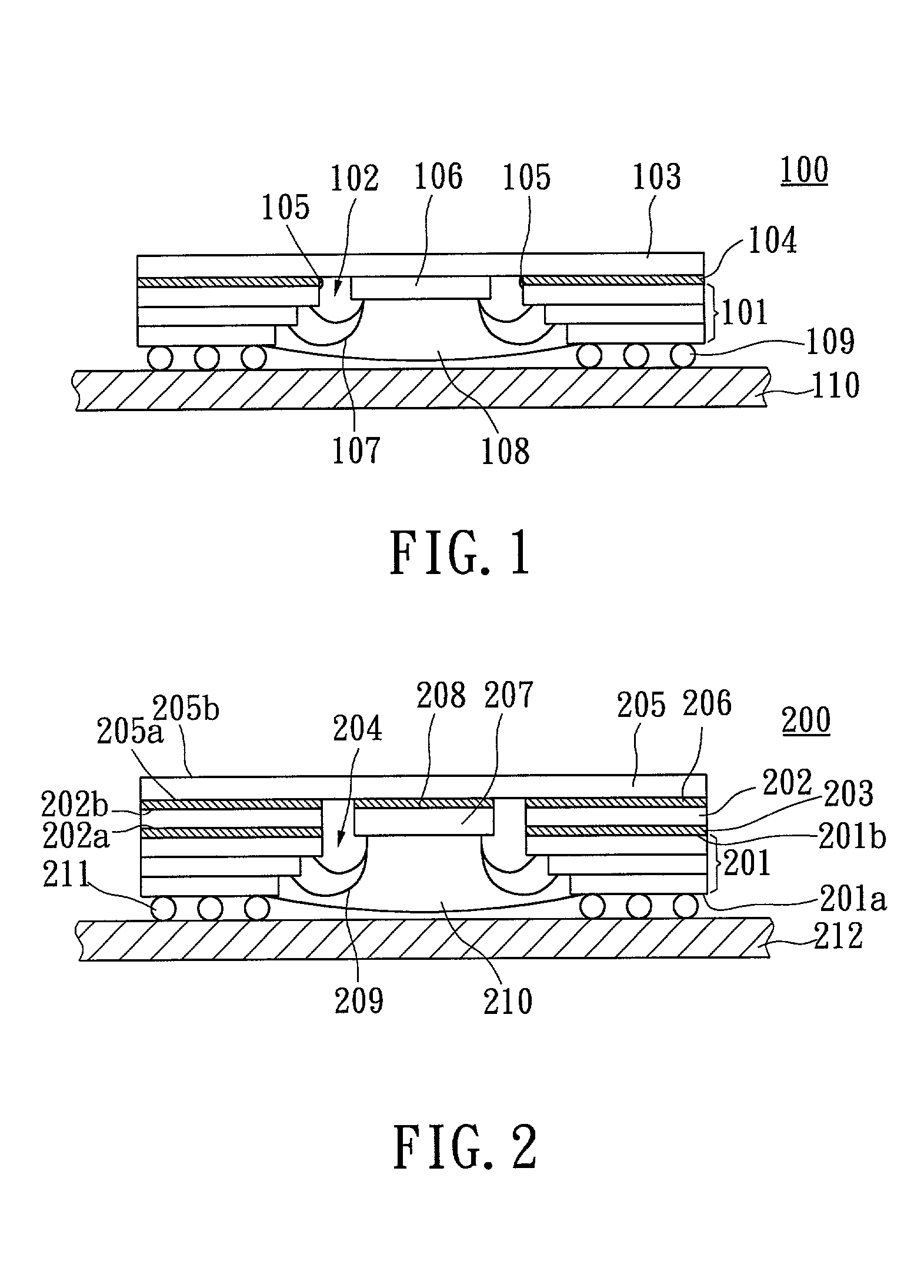 Attachment of a stiff heat spreader for fabricating a cavity down plastic chip carrier