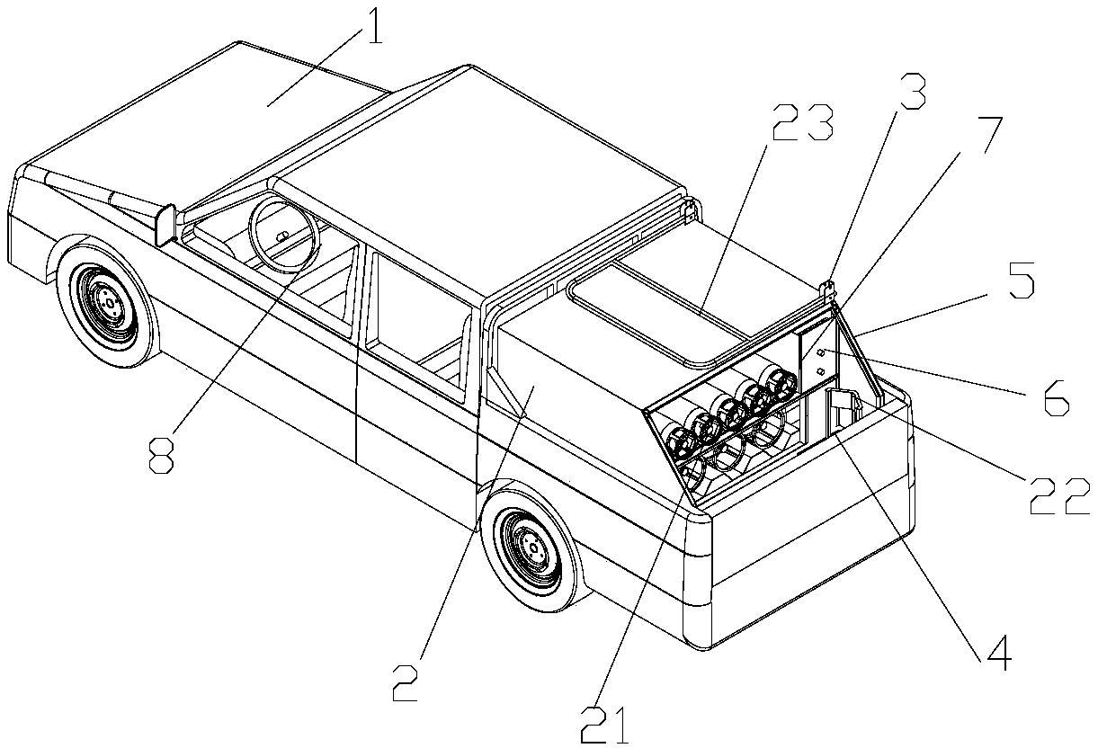 Intelligent vehicle-mounted fumigation operation system