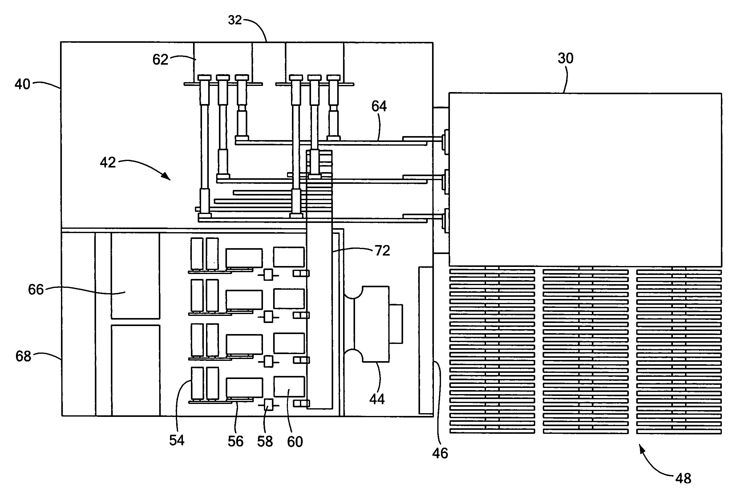 Supplementary transformer cooling in a reactive power compensation system