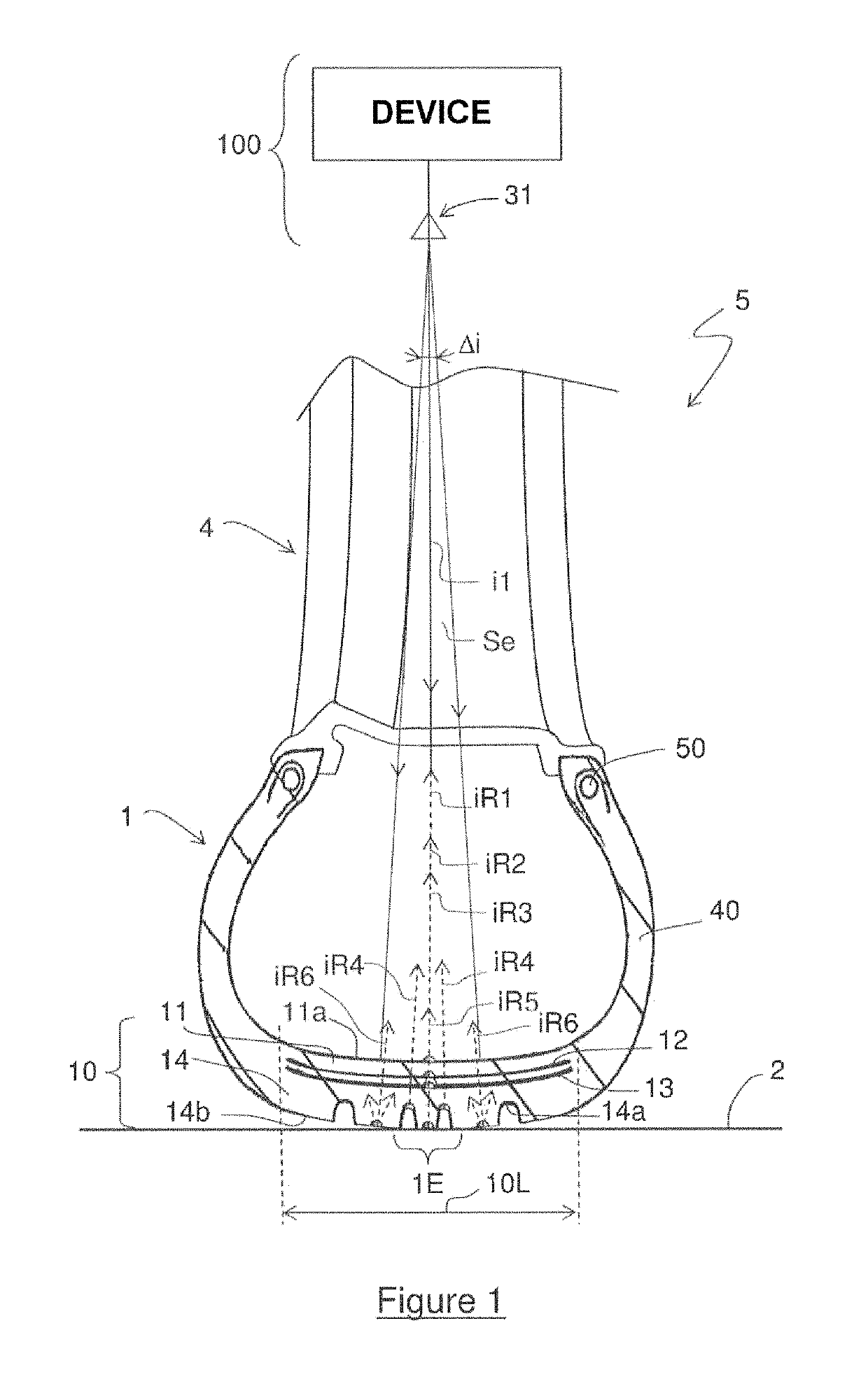 Method and equipment for monitoring tyre wear, and vehicle on-board wear-monitoring system