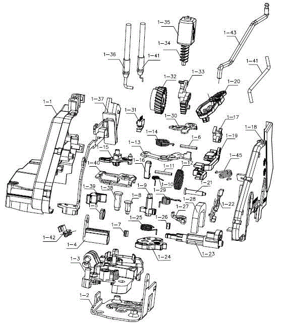 Integrated central control platform vehicle door lock