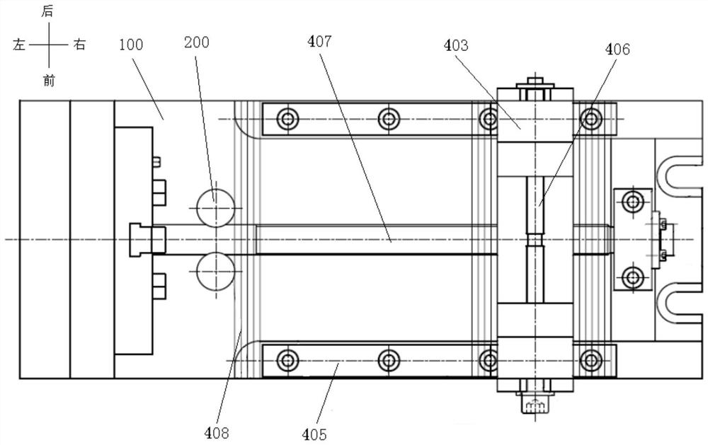 Universal fixture for horizontal clamping of fuel injection pump body