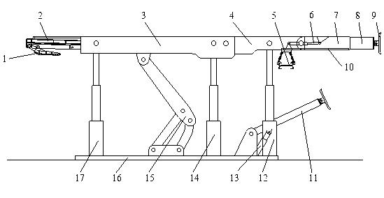 Full-mechanized filling and coal-mining hydraulic support