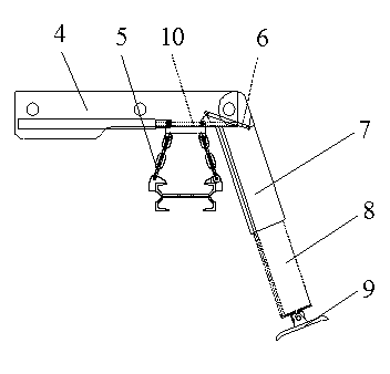 Full-mechanized filling and coal-mining hydraulic support