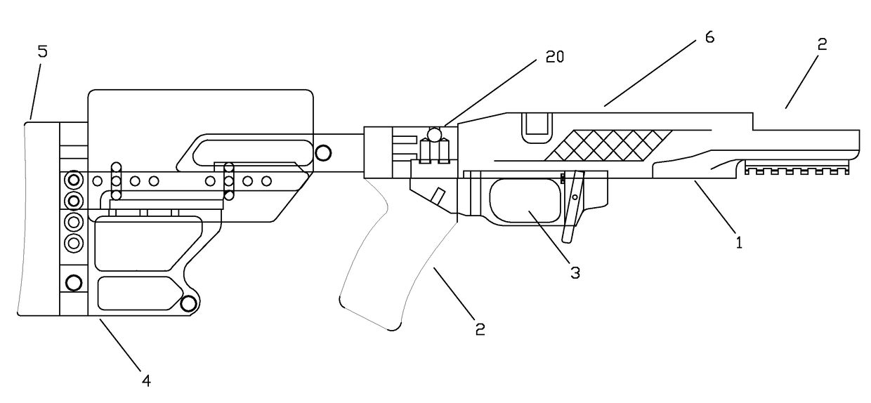 Embedded cant indicator for rifles