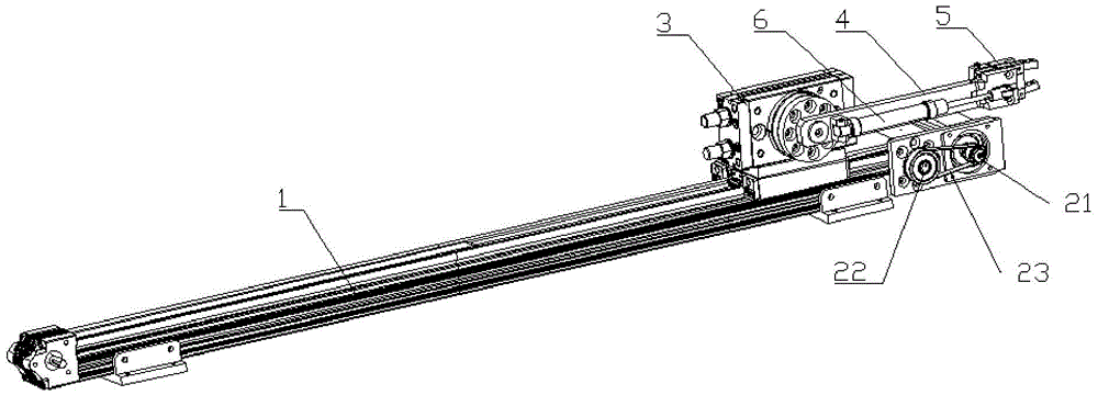 Conveying manipulator of half divider