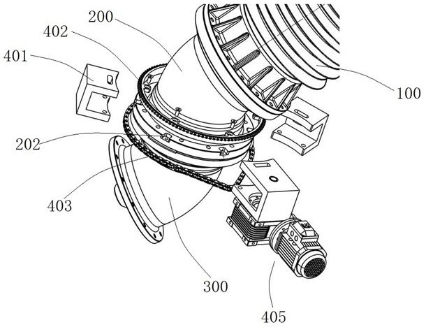 Sleeve rotating device