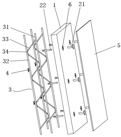 Heat preservation and decoration structure integrated wallboard and wall structure