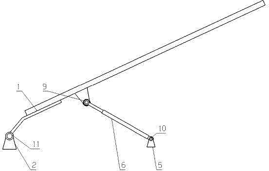 Engine cover propping mechanism