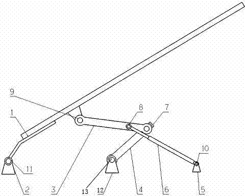 Engine cover propping mechanism