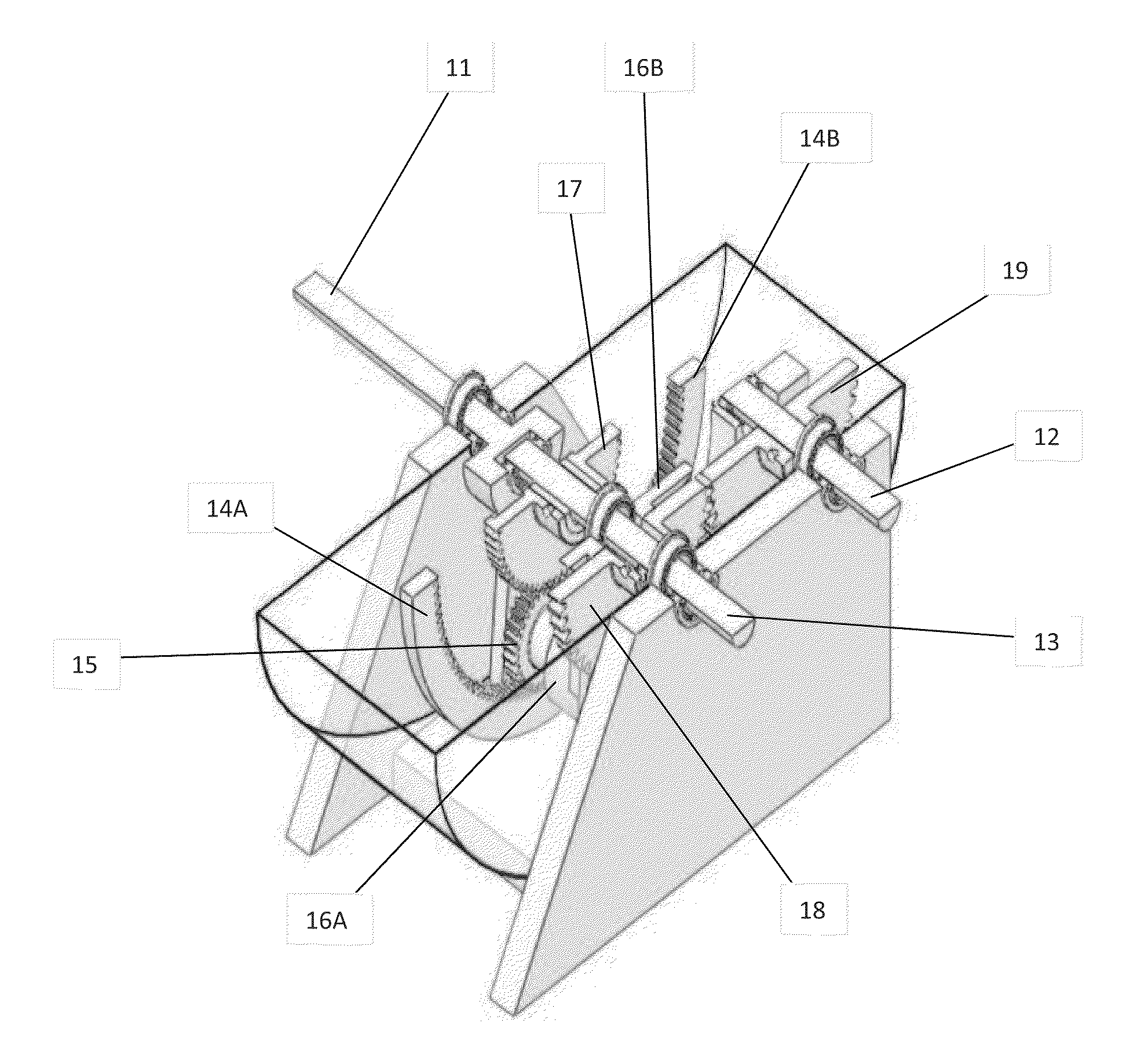 Hybrid transmission using planetary gearset for multiple sources of torque for marine, or two wheeled land vehicles