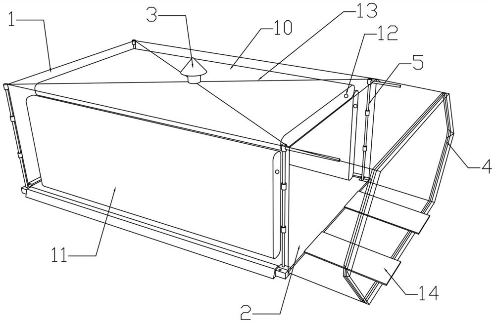 Multifunctional car cover preventing deepwater and hail